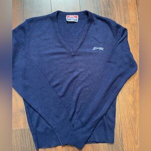 Slazenger Vintage Men's Navy Sweater